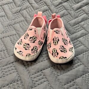 Charming Minnie Mouse Pink Baby Slip-On Shoes